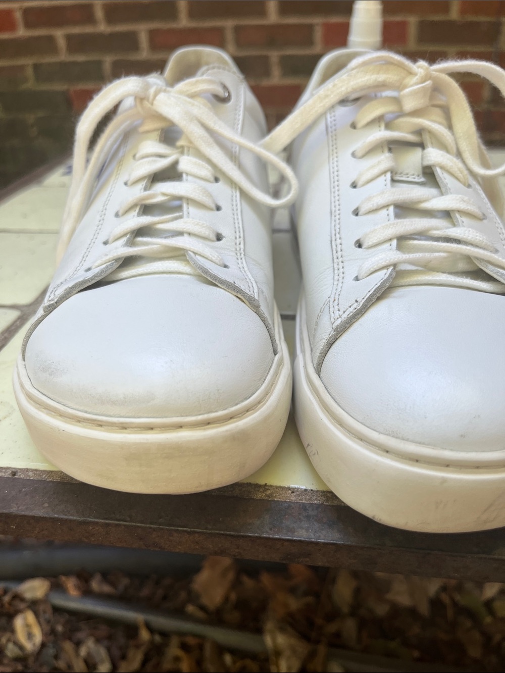 Birkenstock Bend White Leather Low-Top Sneakers